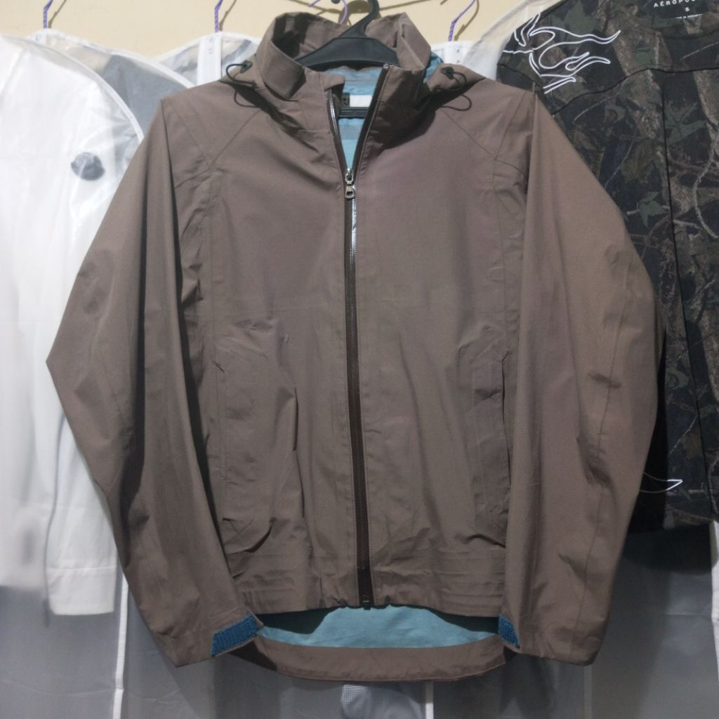 UNIQLO +J Jil Sander Blocktech Jacket Gorpcore Brown Windbreakers Gropcore Waterproof