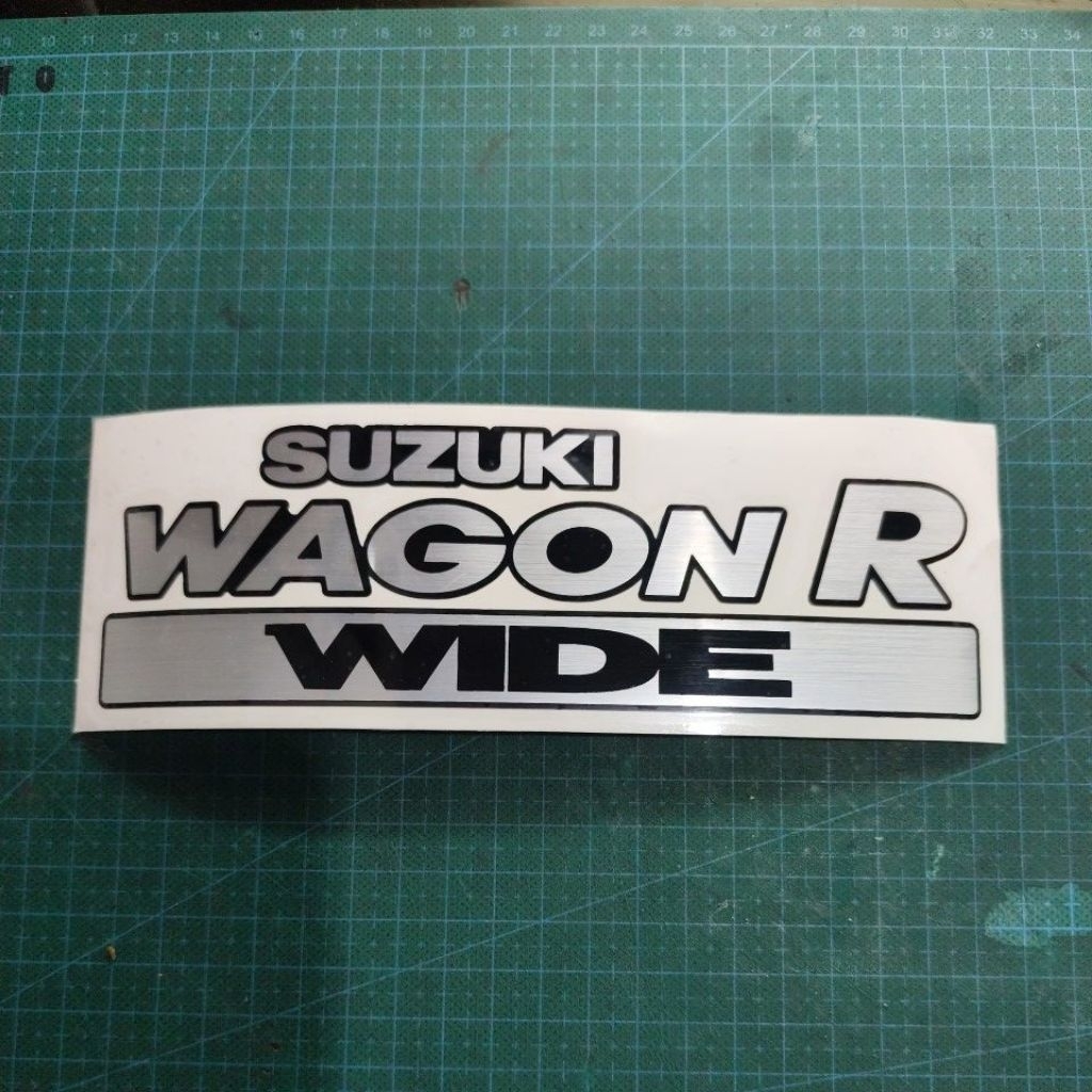 Emblem stiker suzuki wagonR wide karimun kotak