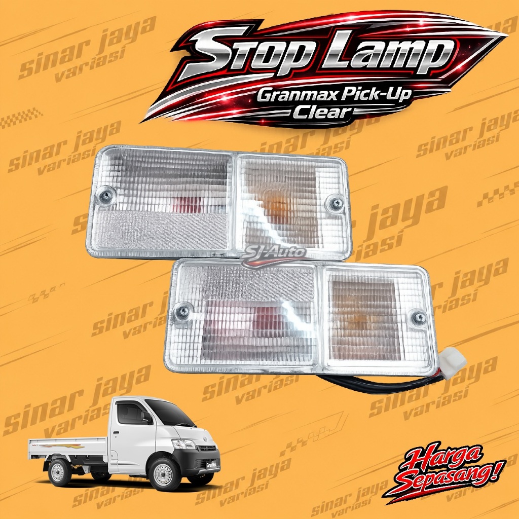 Stop Lamp Granmax Pick Up Kristal Lampu Belakang Granmax PU Putih