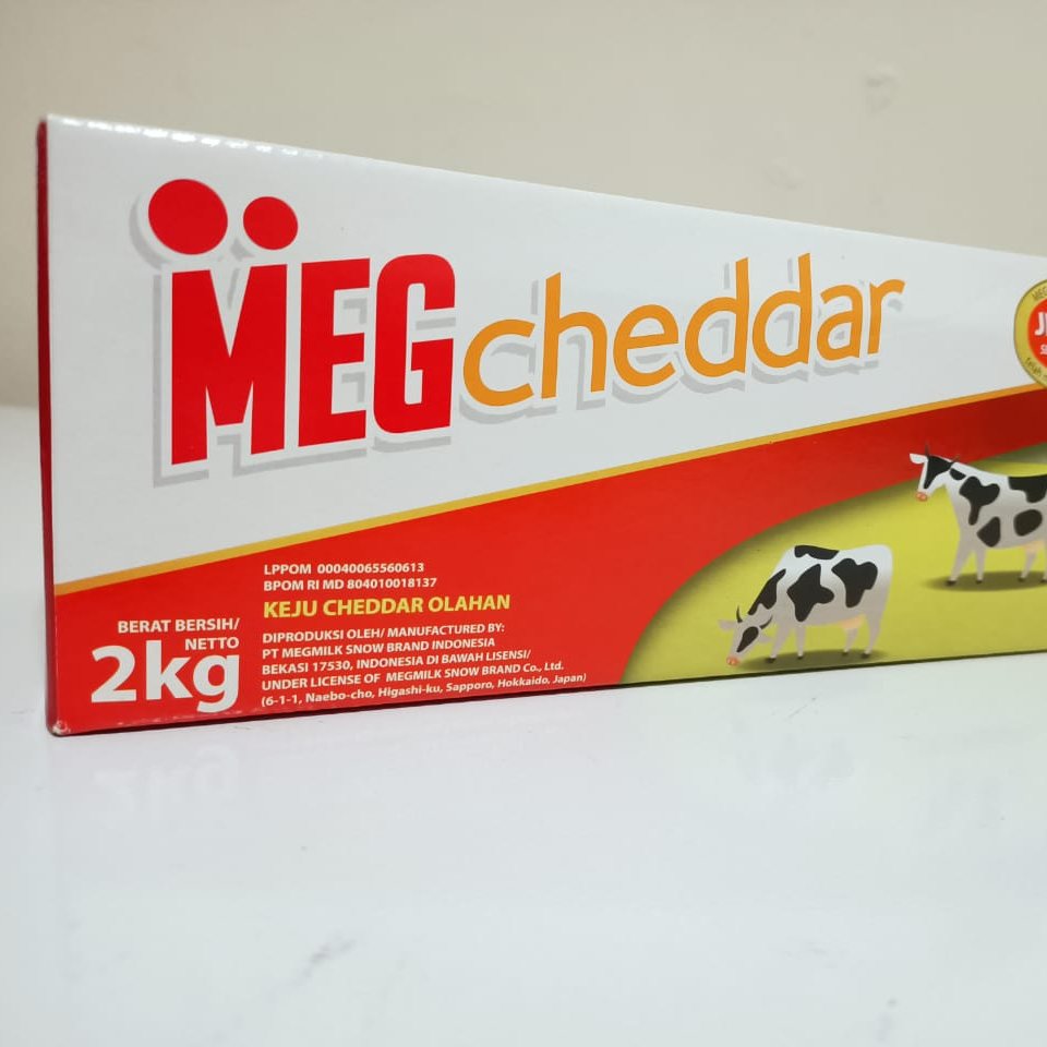 MEG KEJU CHEDDAR MERAH 2KG - MEG CHEDDAR PREMIUM