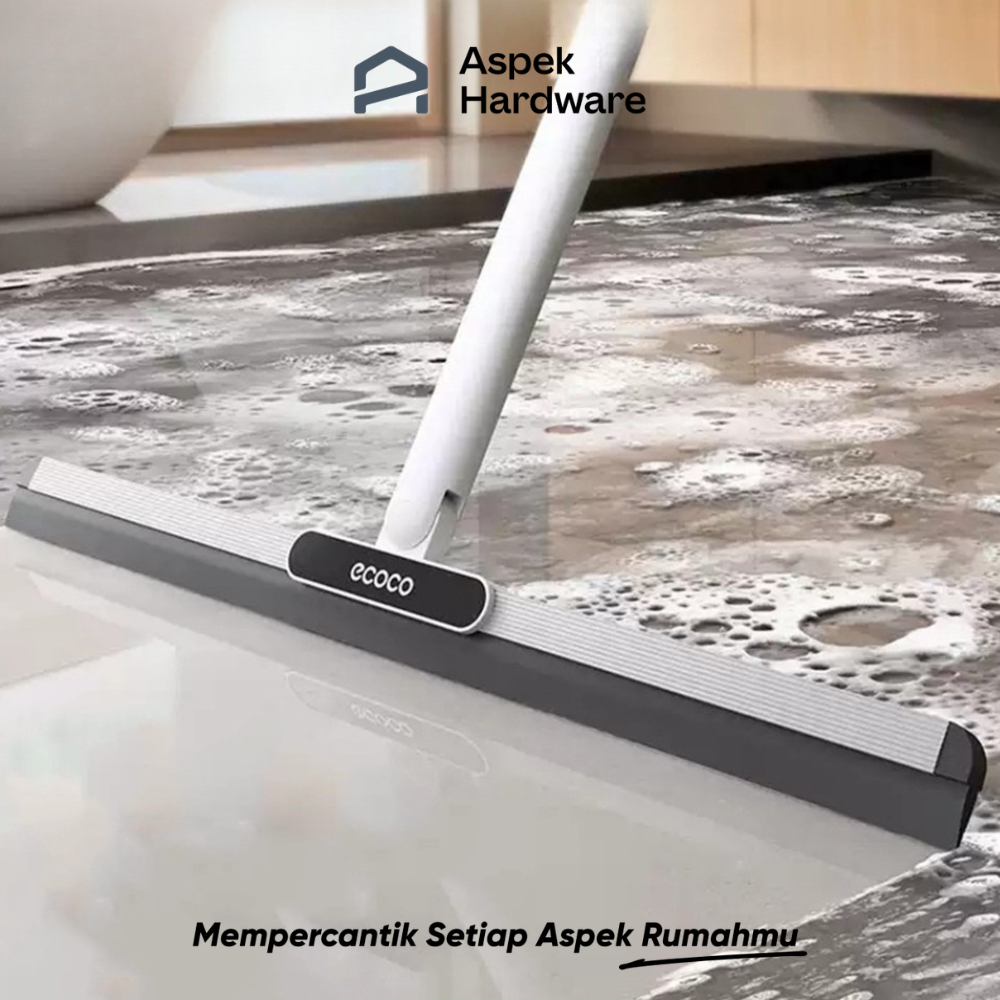 ECOCO Telescopic Wiper Broom - wiper rumah wiper kamar mandi Pel lantai kamar mandi wiper lantai