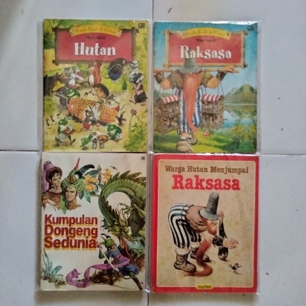 Cergam Anak Langka - Kumpulan Dongeng Sedunia - Kisah-Kisah di Hutan Tony Wolf