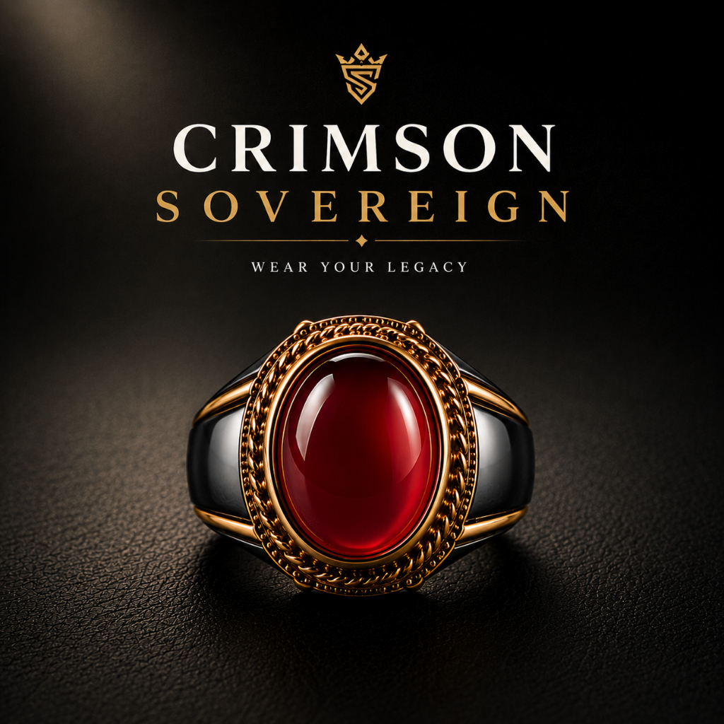 Cincin Titanium Merah Banaspati