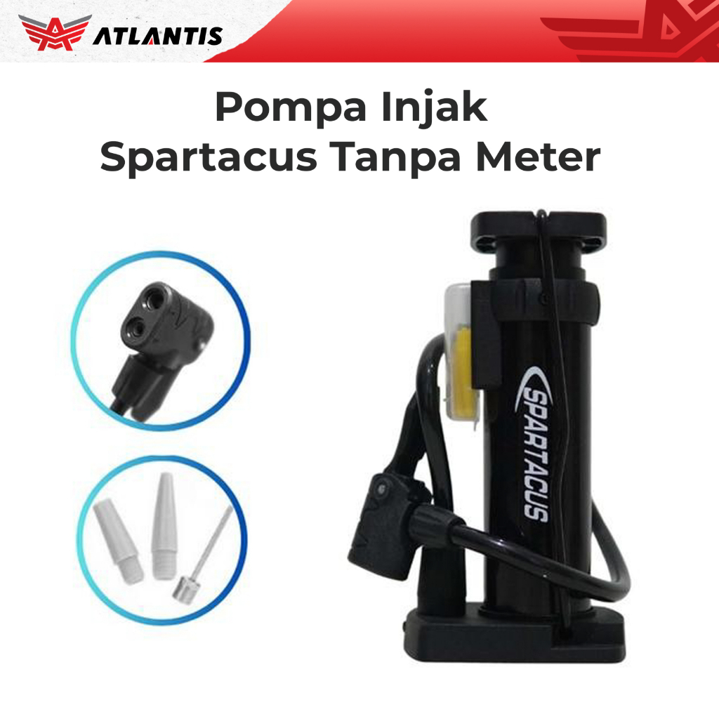 Pompa Injak Meter Spartacus - 100 PSI