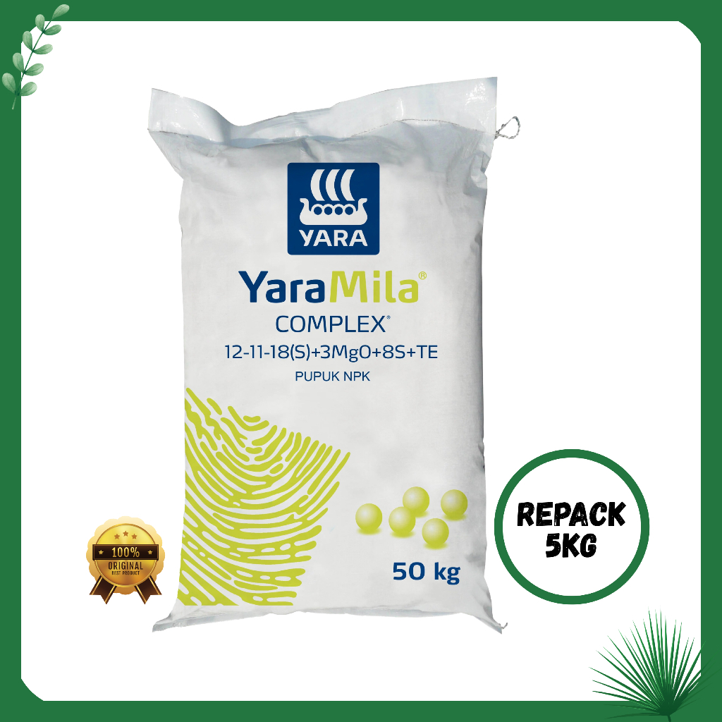 Pupuk Yaramila Complex Kemasan Repack 5 KG Original Pupuk NPK Yaramila Komplek