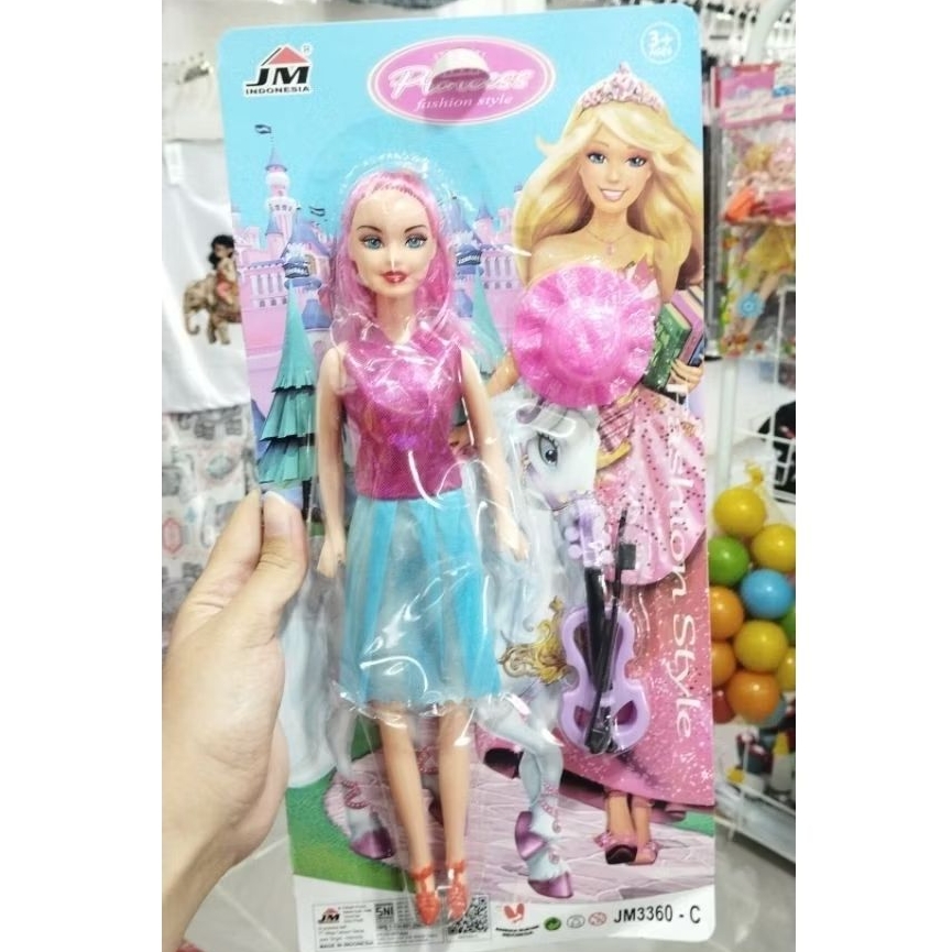 mainan anak Barbie biola