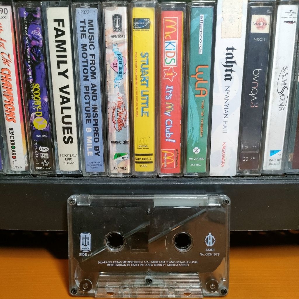 Kaset Pita Tic Band Suara Anak Adam hanya kaset