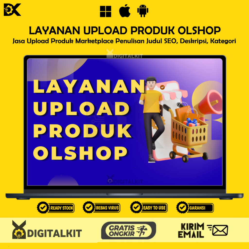 [T1535] Jasa Upload Produk Shopee & Marketplace | Listing Siap Tayang By Indovic
