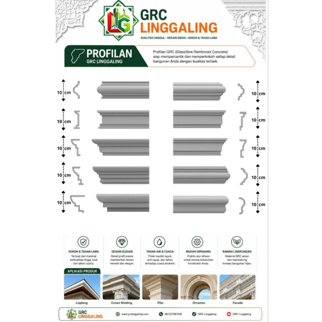 Lisplang Grc 20 cm