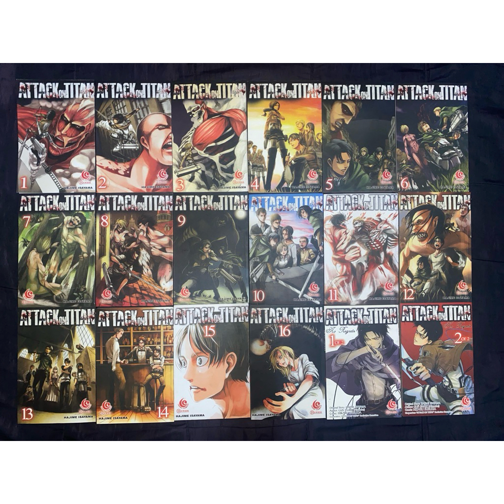 Komik kolpri Attack on Titan - 18 vol