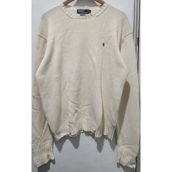 Polo Ralph Lauren Knit Sweater 90s beige ( L - XL )