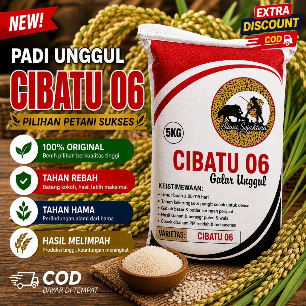 Benih padi cibatu 06