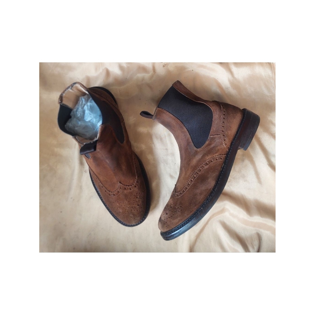 Chelsea Boots Cooperson Wingtip Dark Brown