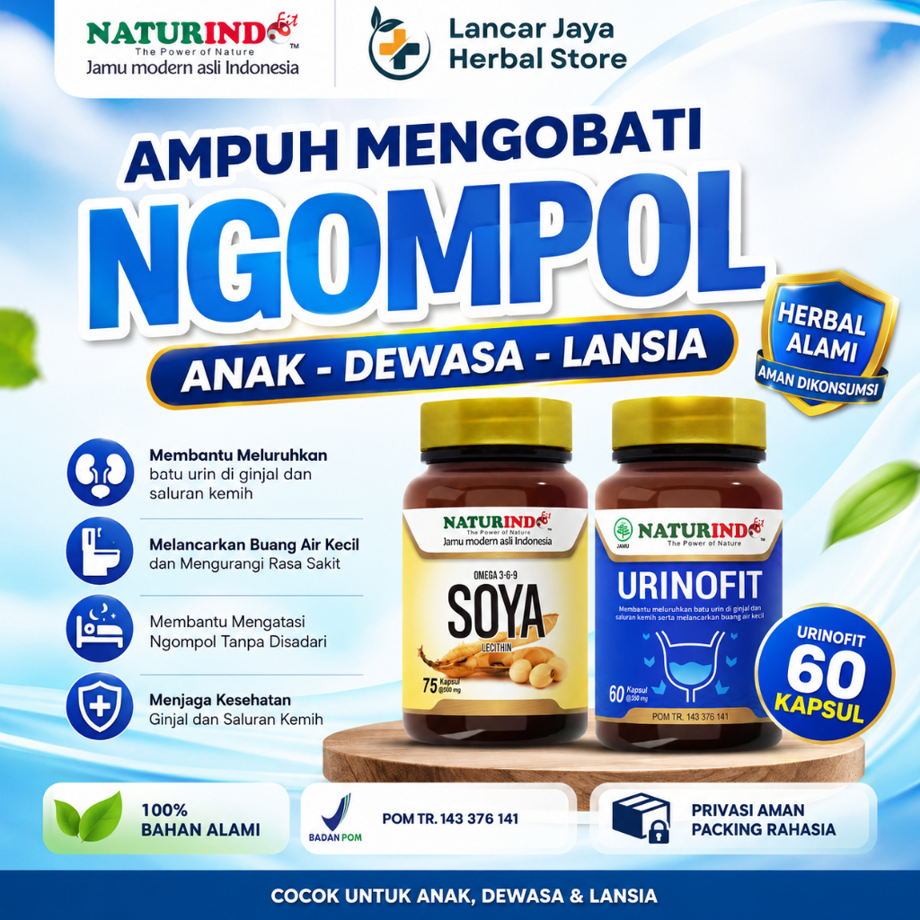Obat Ngompol Anak Dewasa Lansia Beser Sering Buang Air Kecil Urinofit Naturindo