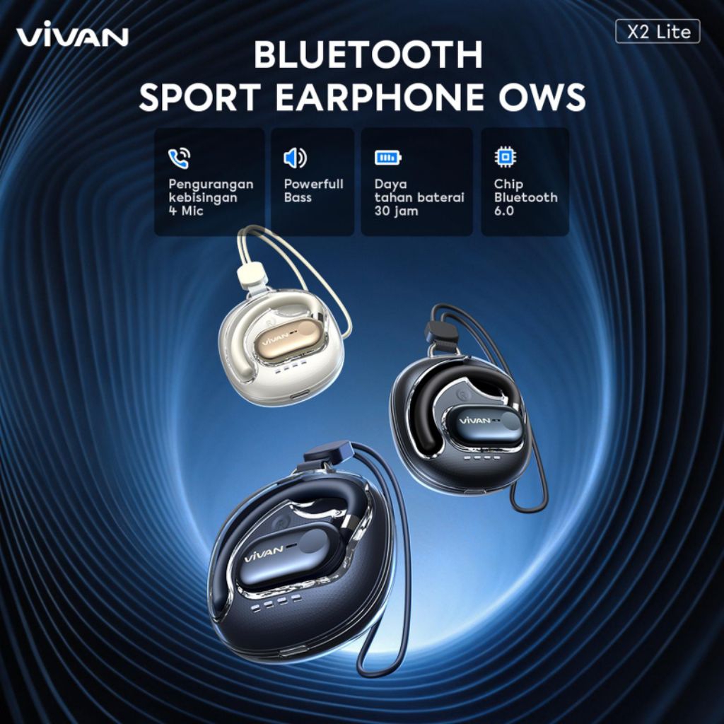 OWS VIVAN Sport X2 Lite Bluetooth Earphone