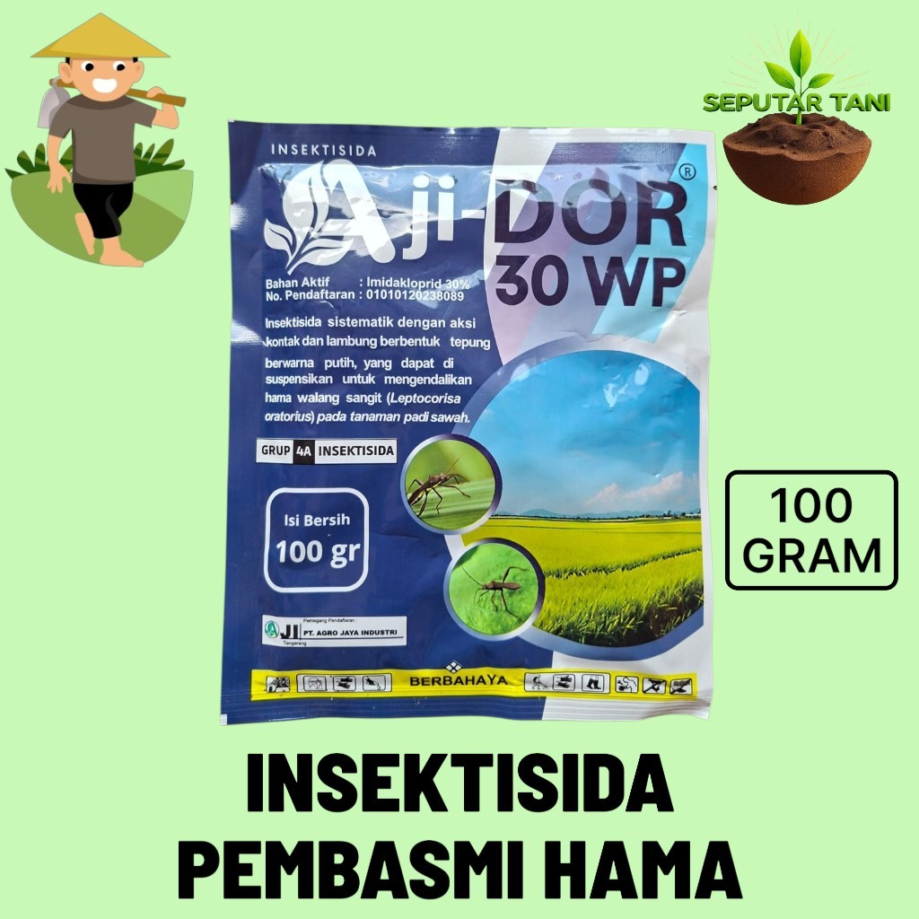 Ajidor 30wp 100gr Insektisida Untuk Hama Padi Sawah