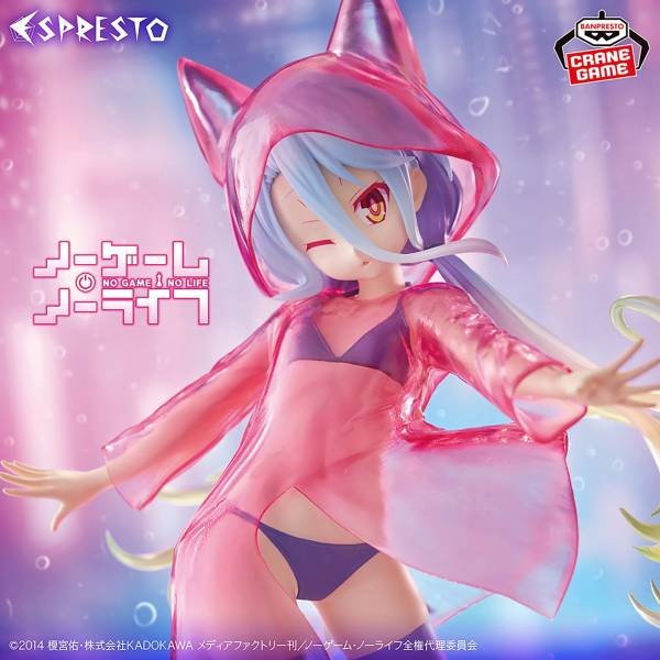 Espresto Figure Shiro - Glittery Raincoat Ver. No Game No Life