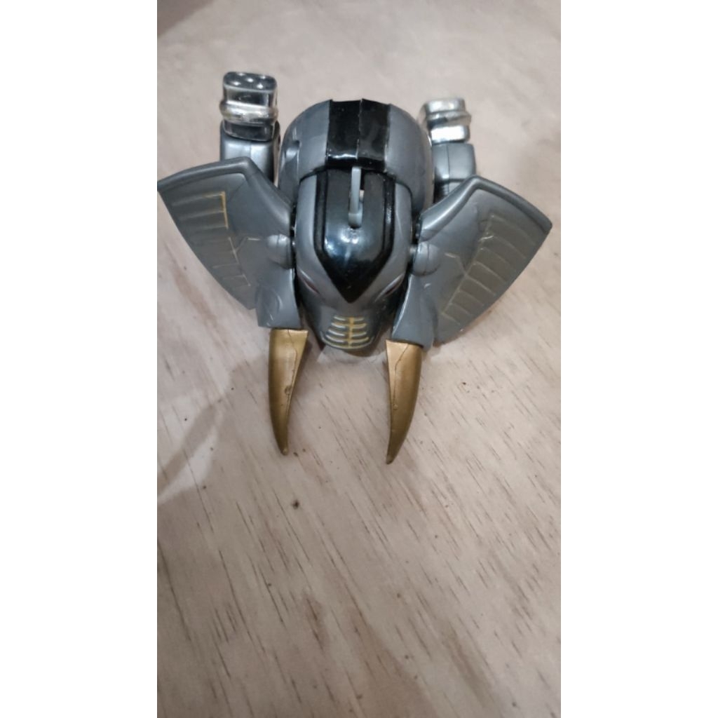 Mainan Power Rangers Wild Force Gao Elephant Silver Bandai Robot Gajah Gaoranger