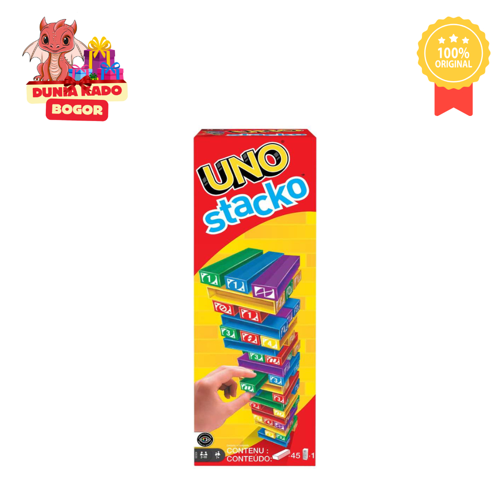 UNO Stacko Game Mattel Games Original