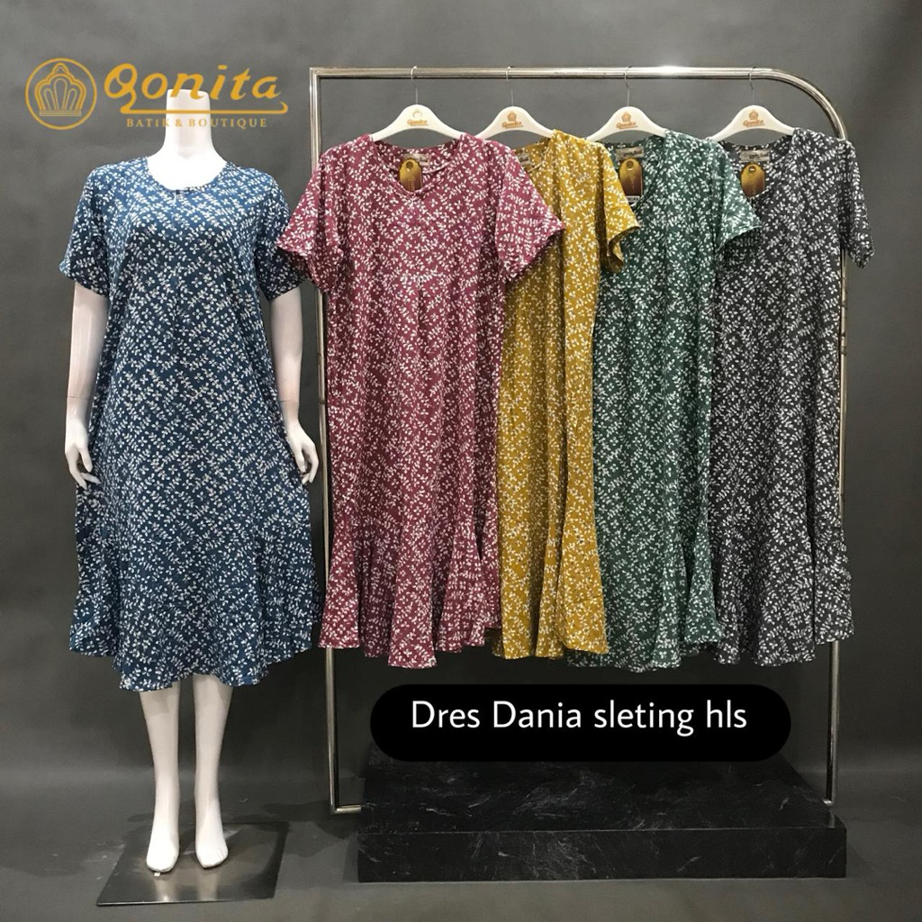 [LD 110] QONITA DASTER DANIA SLETING  BATIK CAP PEKALONGAN