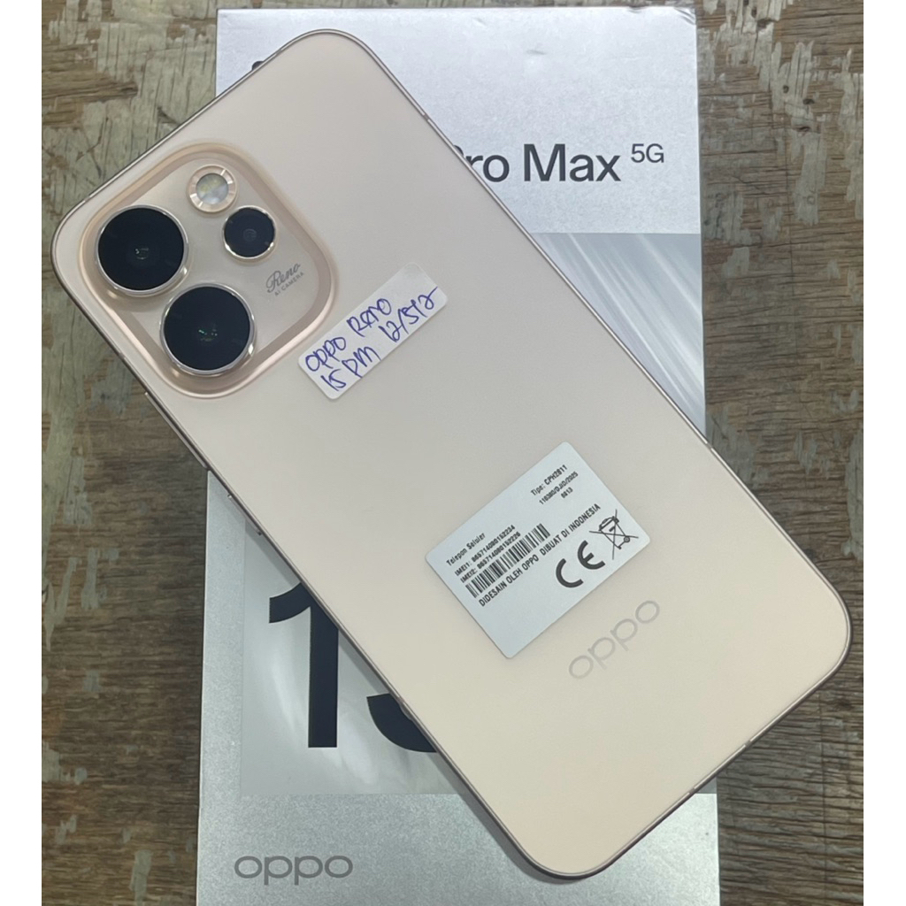 Hp Second OPPO 15 Pro Max 12GB/512GB Fullset Garansi