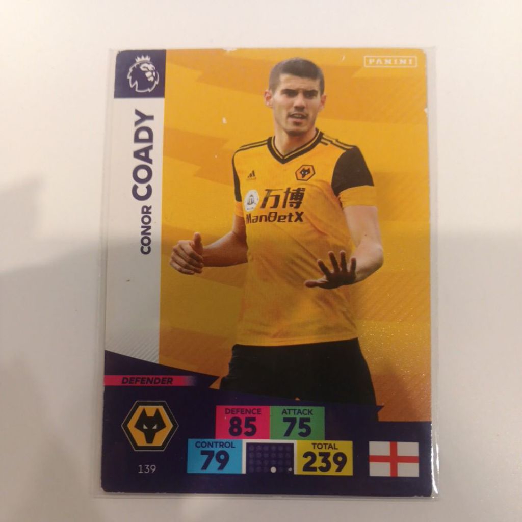 kartu bola panini xl adrenalyn epl 2020/2021 Wolverhampton