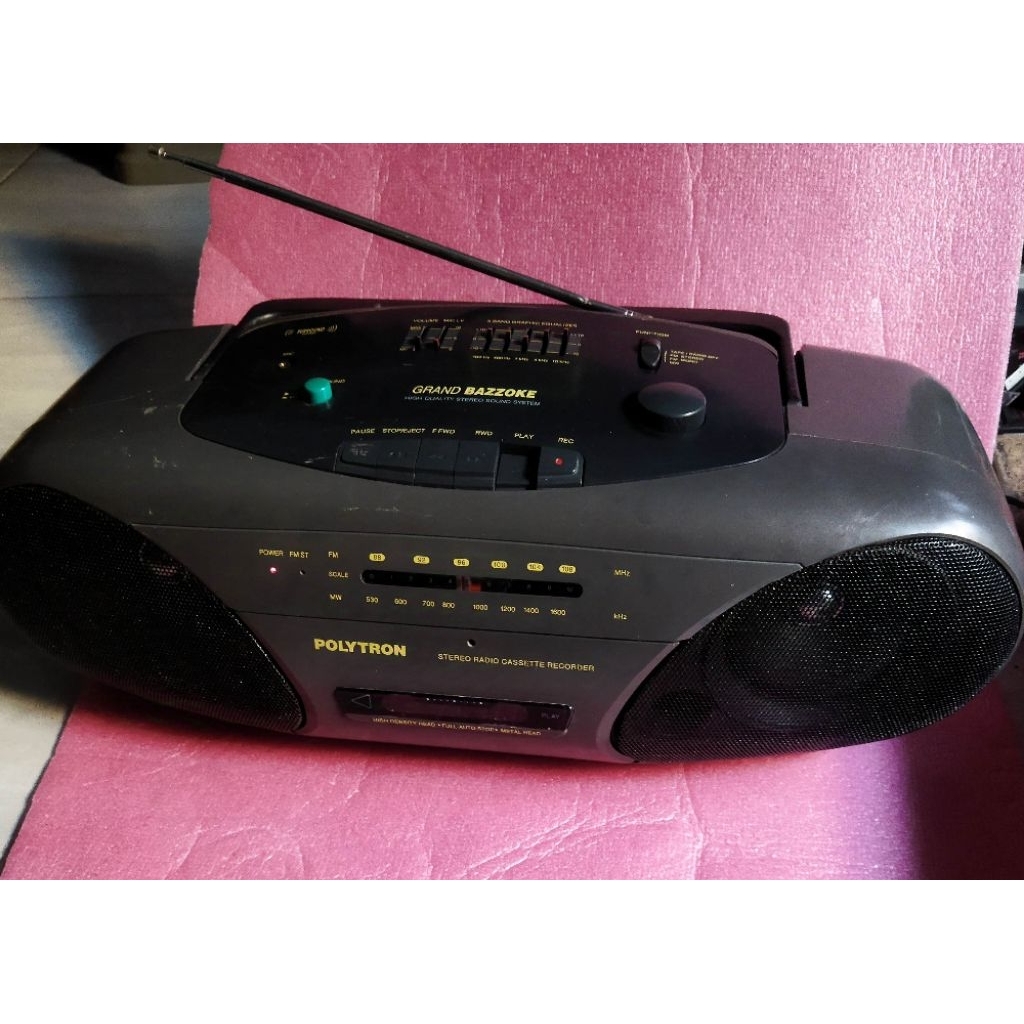 Radio tape compo polytron normal bekas