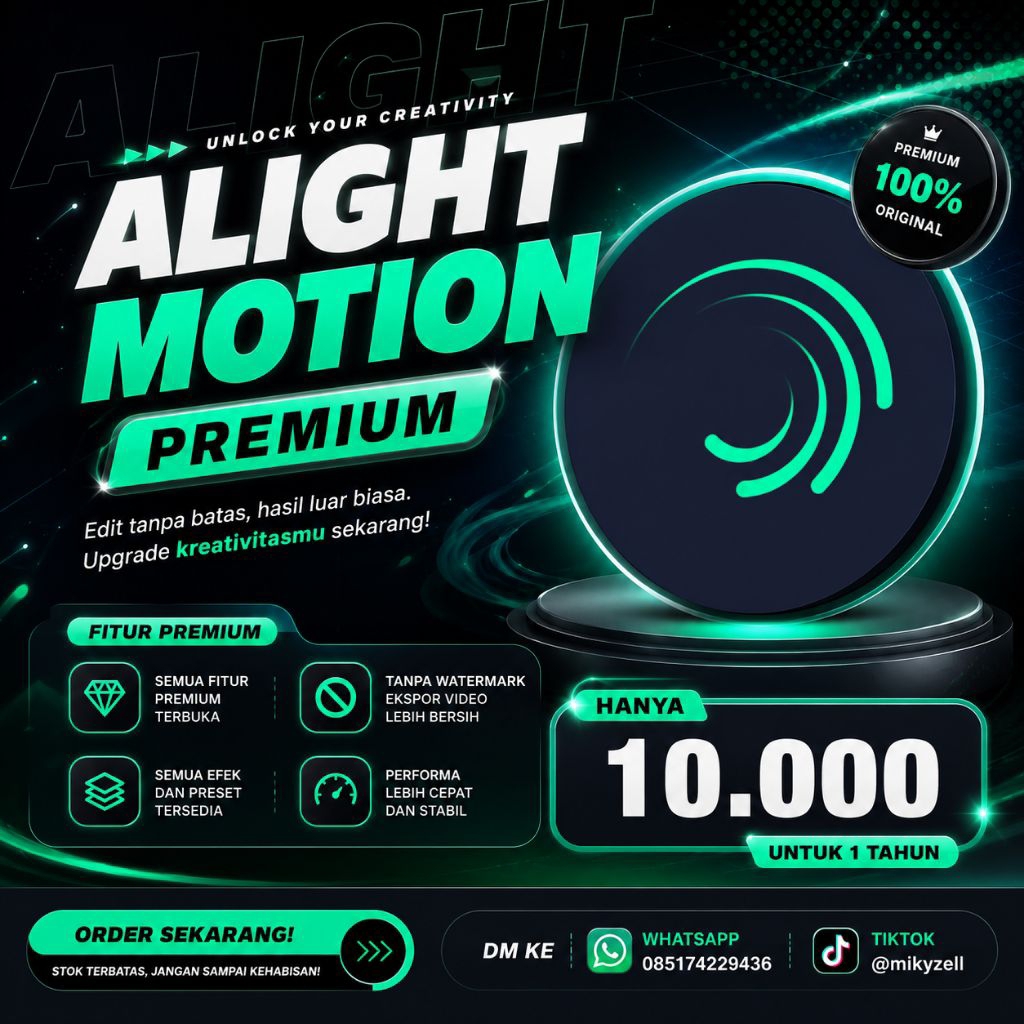 Alight Motion Premium 1 Tahun Private
