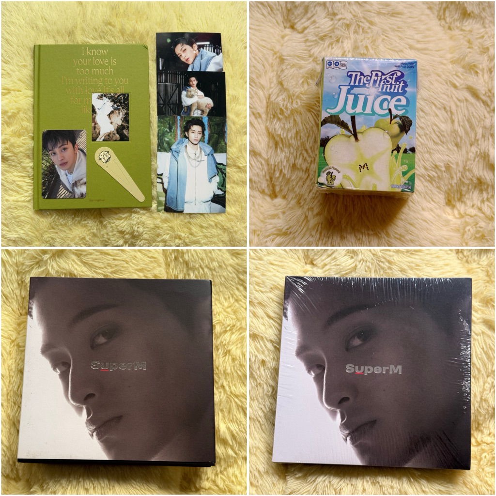 SUPERM JOPPING MARK ALBUM SEALED US UNSEALED KR VER OFFICIAL