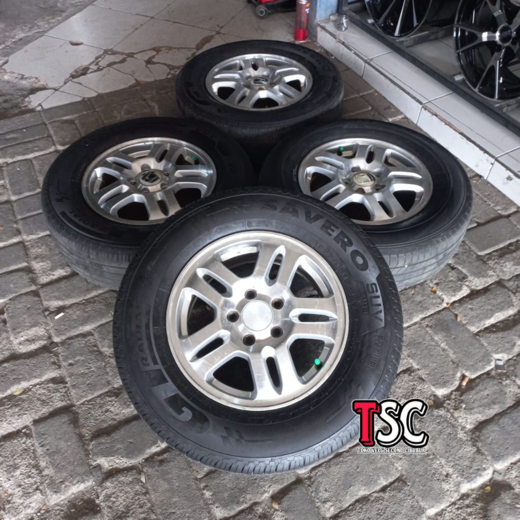 VELG OEM CRV RING 15X6 PCD 5X114.3 ET 50 + BAN 2PCS 215/70 R15