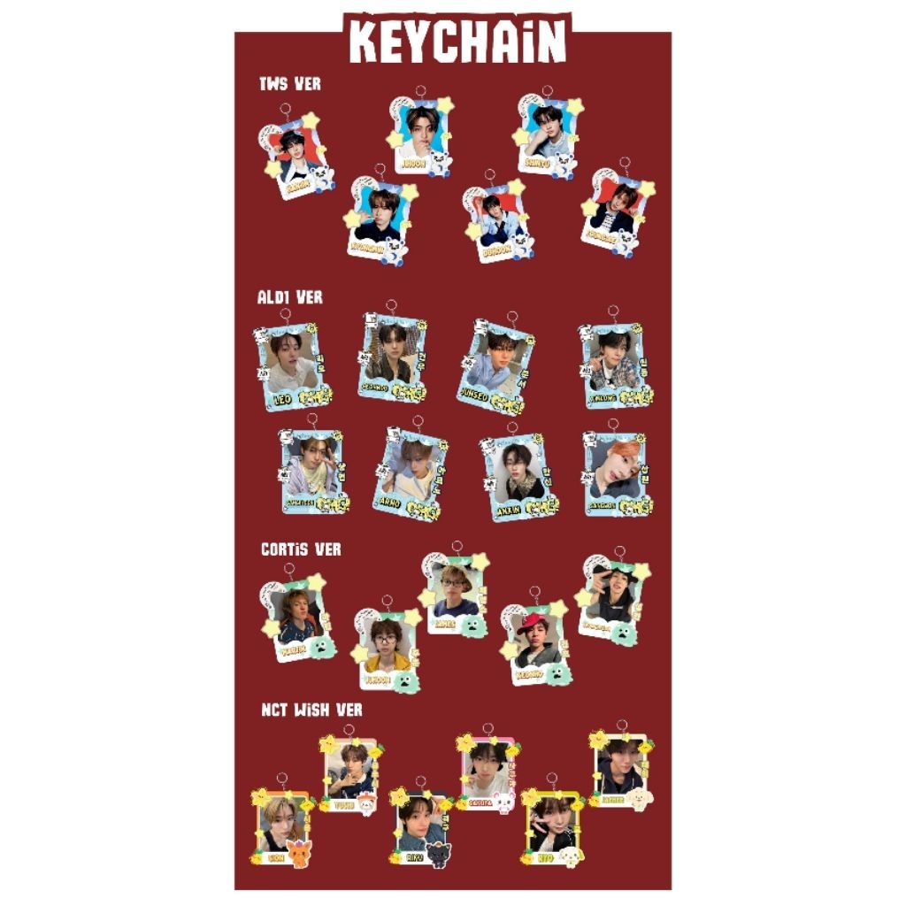 keychain dan cahol custom