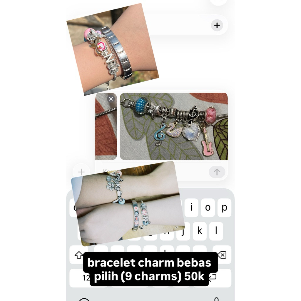 Bracelet pandOra to choose charms (9 charms)