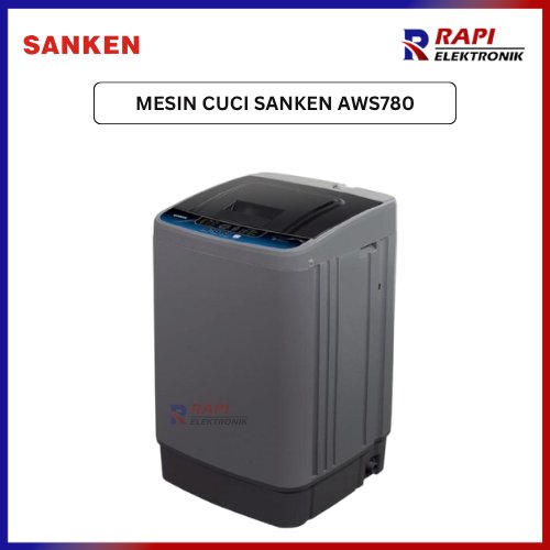 MESIN CUCI SANKEN AWS780 / Top Loading Sanken Kapasitas 7Kg