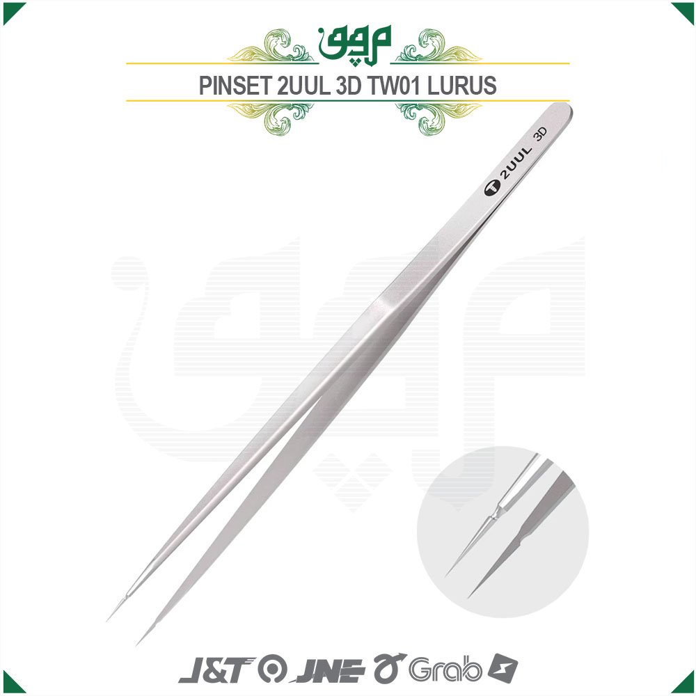 Pinset 2UUL 3D Lurus / PINSET LURUS TAJAM LANCIP 2UUL 3D