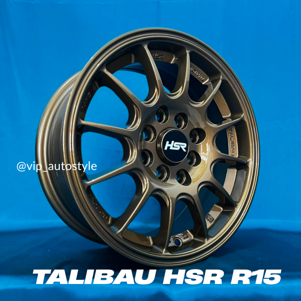 PELEK HSR R15 BRIO, KIJANG, AVANZA, XENIA RING 15 HSR WHEEL TALIBAU LUBANG 4 | BISA TUKER TAMBAH VEL