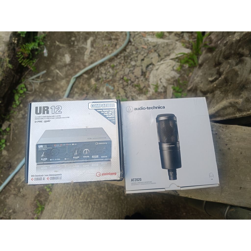 steinberg ur12 plus mic AT2020 second tangan pertama