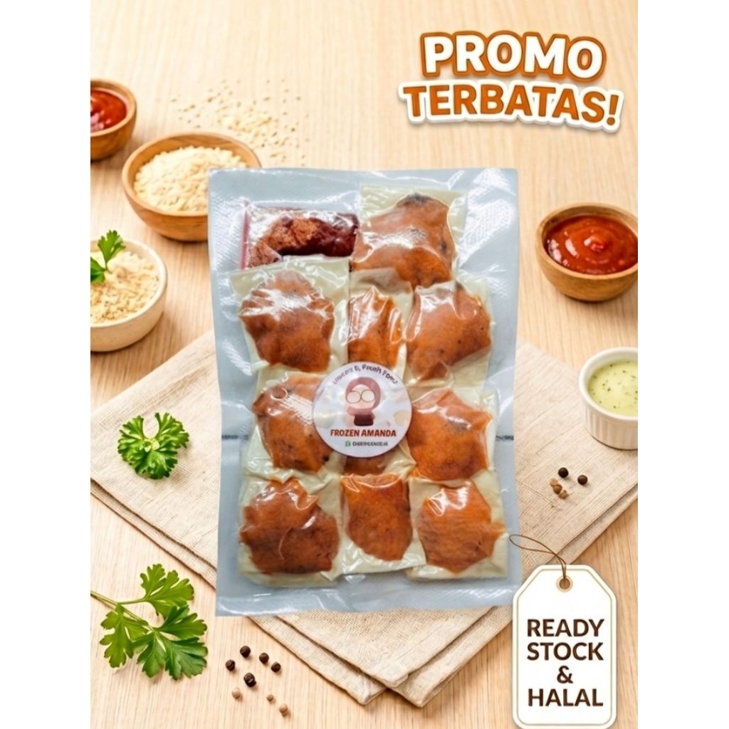 Cibay Cireng Ngambay Isi 10 Pcs | Frozen - Amanda Frozen Food