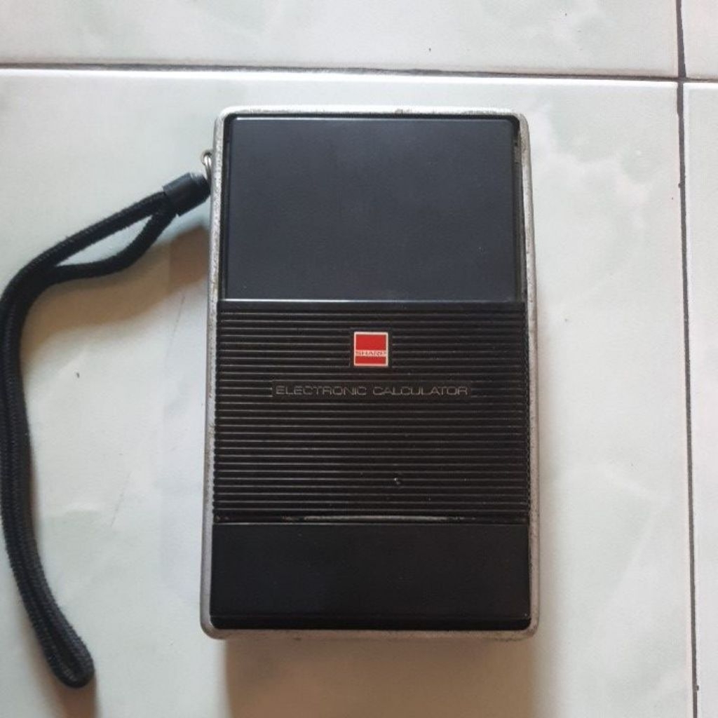 KALKULATOR VINTAGE SHARP JAPAN OFF PAJANGAN