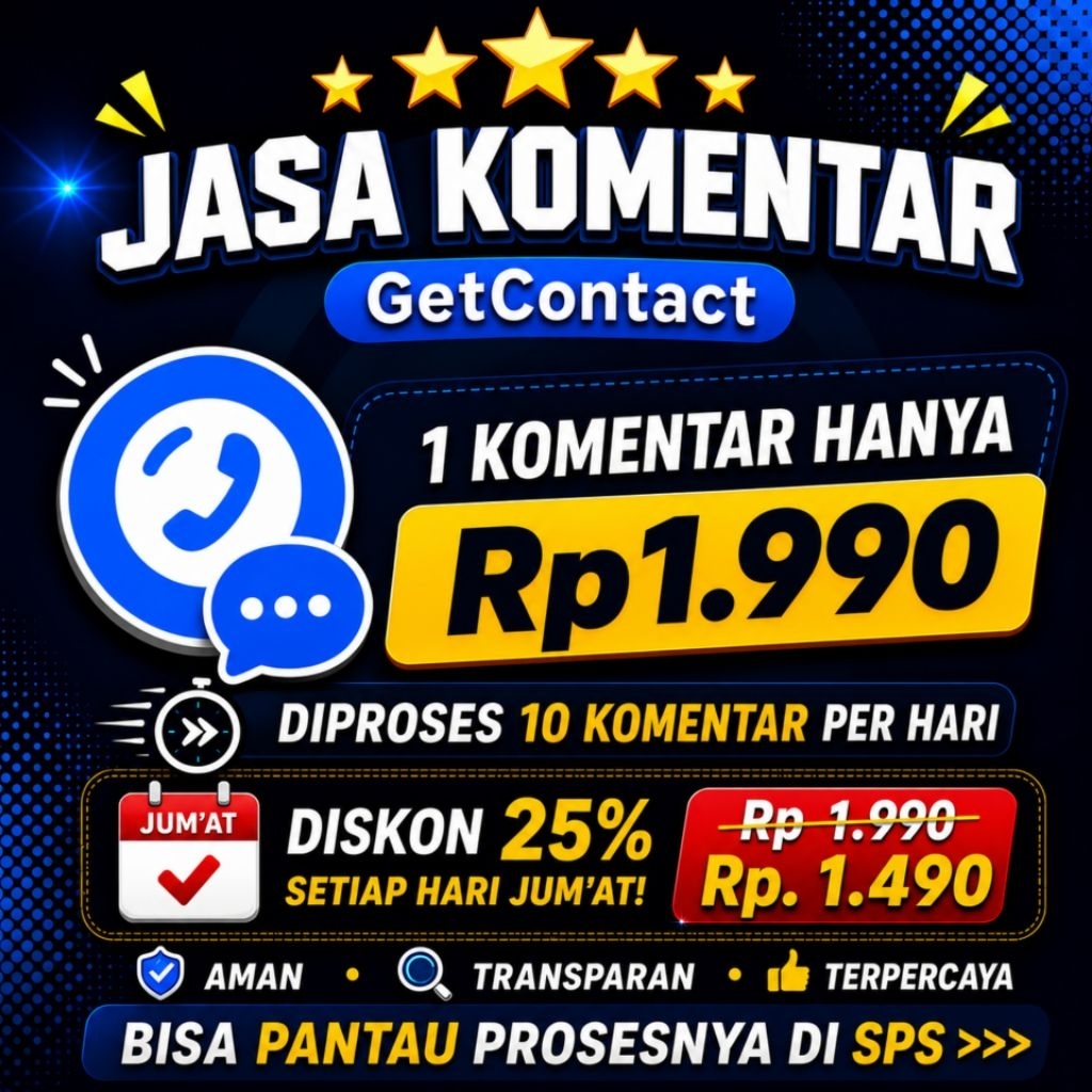 Jasa Tambah Komentar GetContact