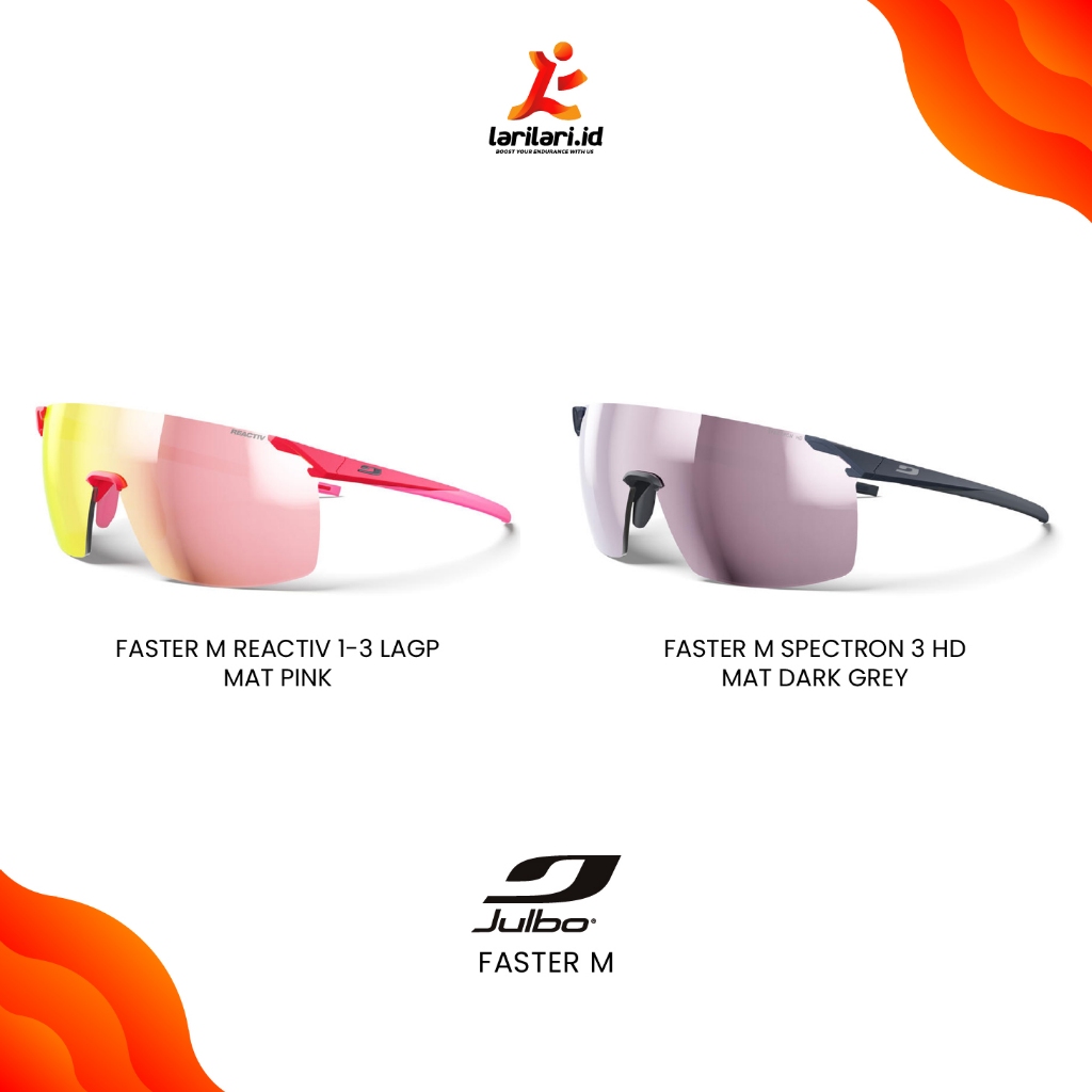 JULBO - Faster M - Reactiv and Spectron Kacamata Olahraga Outdoor
