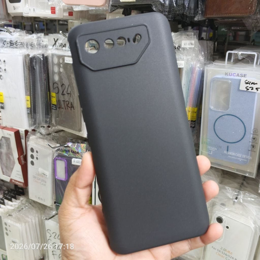 Soft Case Macaron Black ASUS ROG PHONE 7 - ASUS ROG PHONE 7 PRO