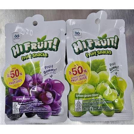 {HALAL} Unifam Hi fruit Gummy Permen Jelly Buah 25gr
