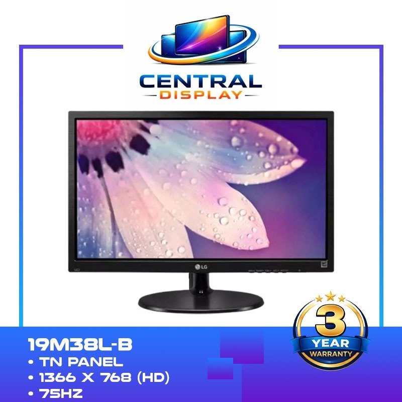 Monitor LG 19M38L-B - 19" Inch
