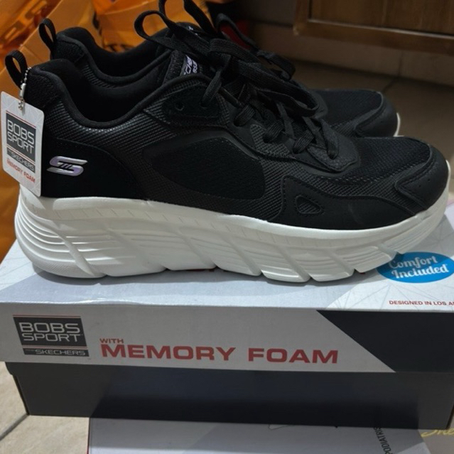 Sepatu Skechers Bobs Sport Memory Foam Original