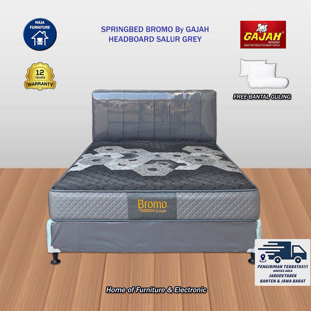 ELEPHANT Springbed Bromo by Gajah | Full Set | Kasur Saja | Springbed Gajah Bromo | Kasur Matras Spr