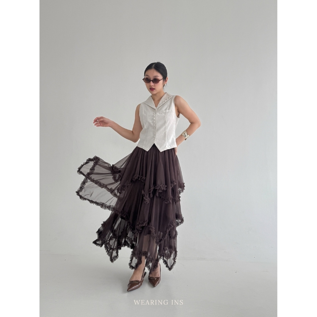 [WEARING INS] Ru Lin Skirt - Bawahan Cheongsam Modern Baju Imlek 2026