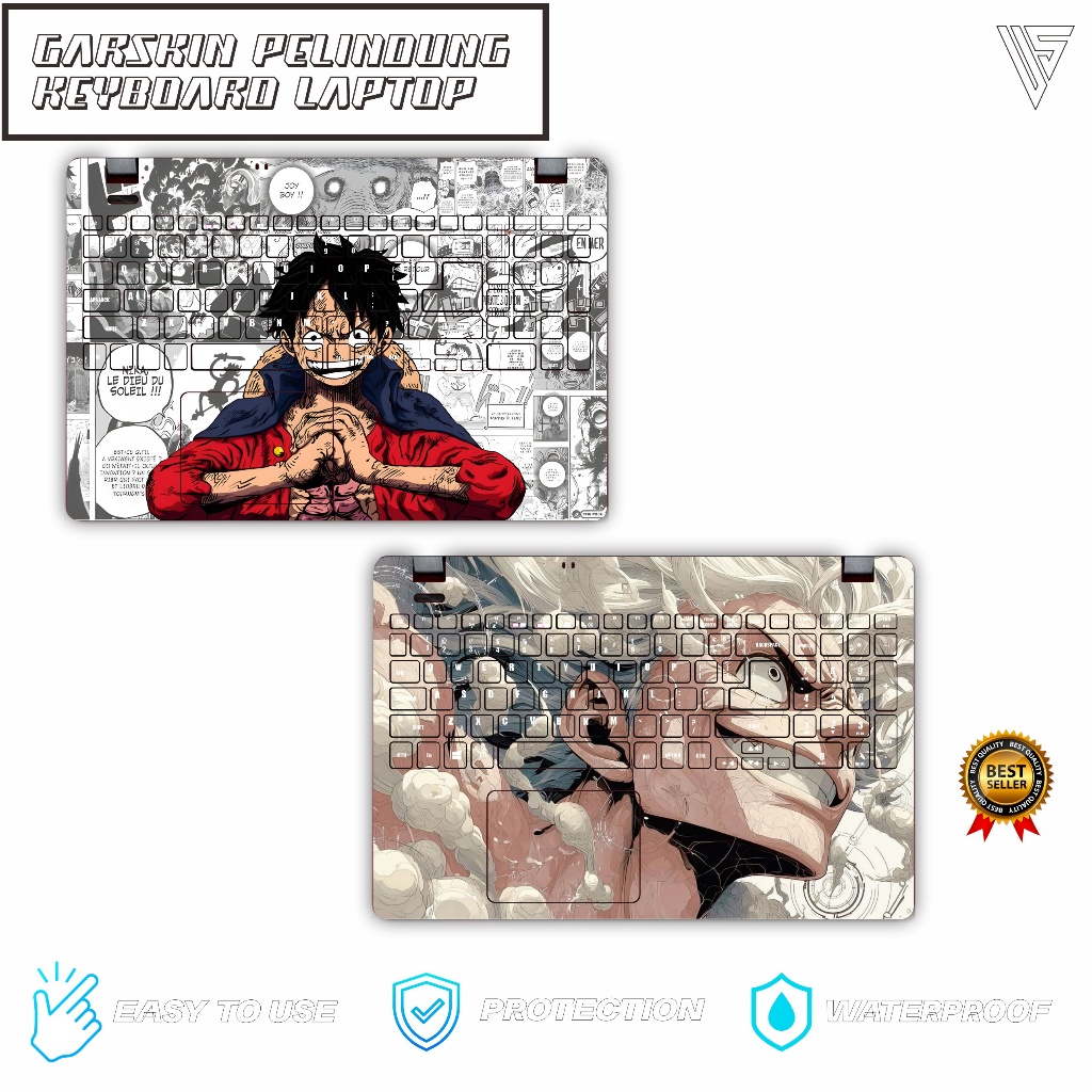 Skin Keyboard Protector Garskin Stiker Laptop FullBody Untuk Semua Tipe Laptop