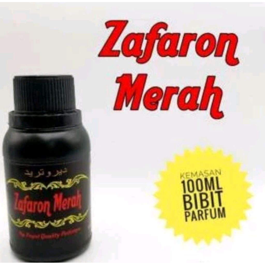 BIBIT PARFUM WANGI ZAFARON MERAH 100ML NON ALKOHOL