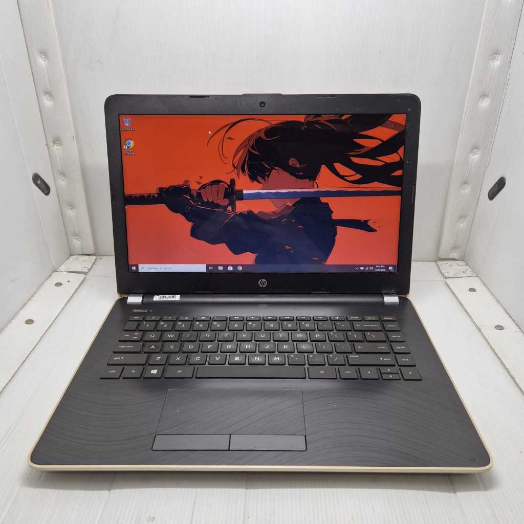 LAPTOP SEKOLAH HP 14S BS009TU N3710 4/128 SSD 14 INCH NO MINUS SIAP PAKAI