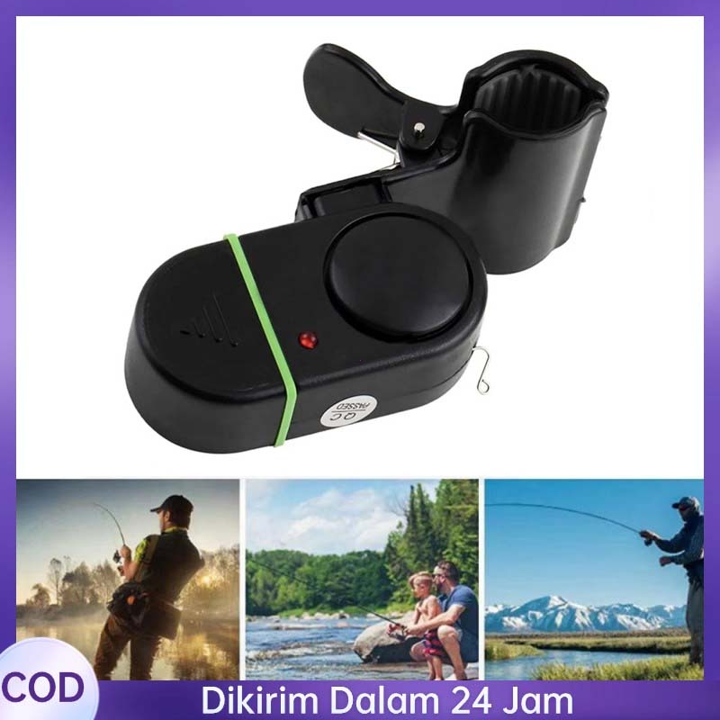 Alarm Pancing Joran Lampu Berkedip LED Alarm Mancing Penghematan Energi Alarm Joran Pancing